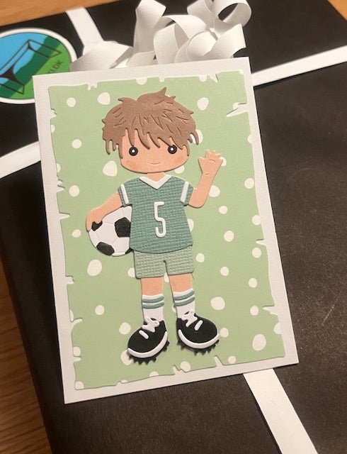 Anledningskort, fodbolddreng - 1 stk. - Lukaki.dkAnledningskort, fodbolddreng - 1 stk.