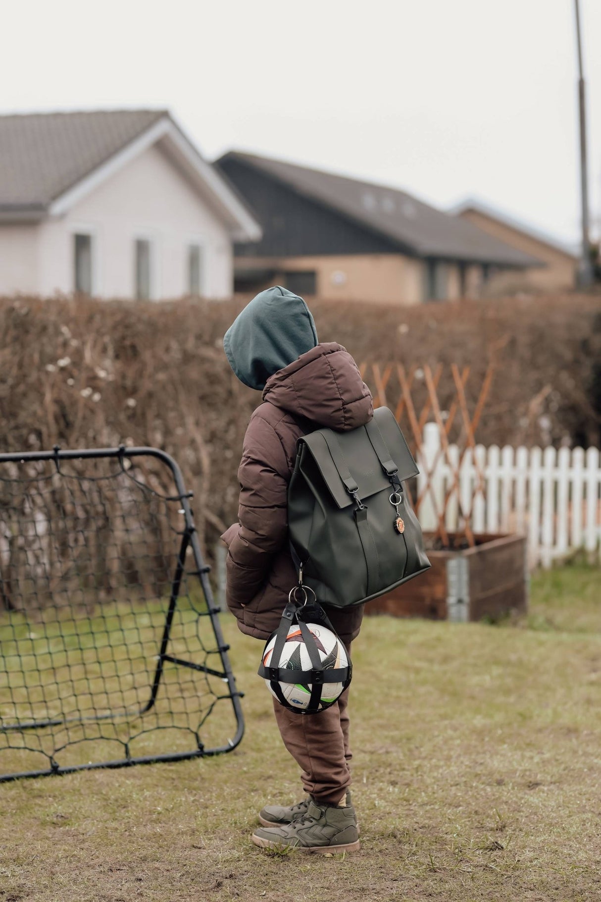 Boldholder / boldnet til rygsæk - Lukaki.dk