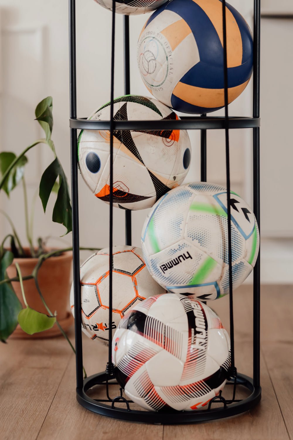 Boldholder / organizer til 6 sportsbolde - Lukaki.dkBoldholder / organizer til 6 sportsbolde