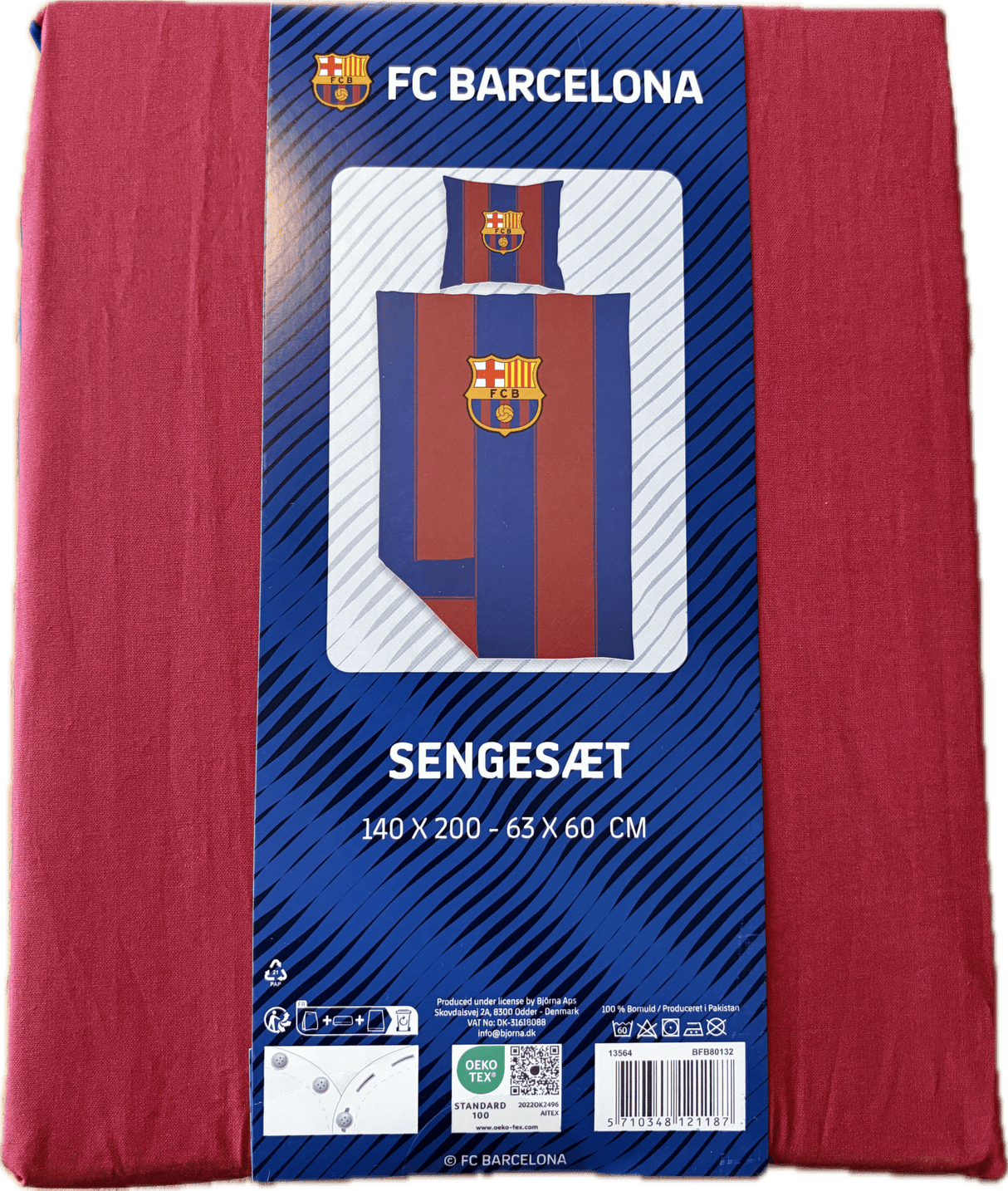 FC Barcelona sengetøj - 100% Bomuld - 140x200 cm - Lukaki.dk