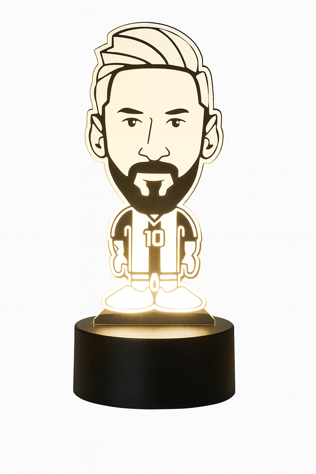 Messi 3D Fodbold lampe - Lyser i 7 farver - Lukaki.dkMessi 3D Fodbold lampe - Lyser i 7 farver