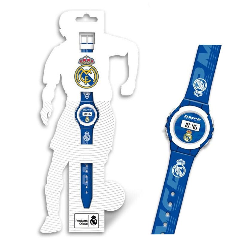 Real Madrid digitalt armbåndsur - blå - Lukaki.dk