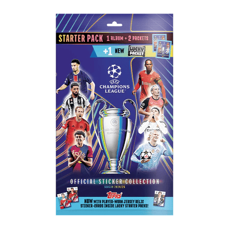 Topps Champions League Stickers 2024/25 - Starter Pack - Lukaki.dkTopps Champions League Stickers 2024/25 - Starter Pack