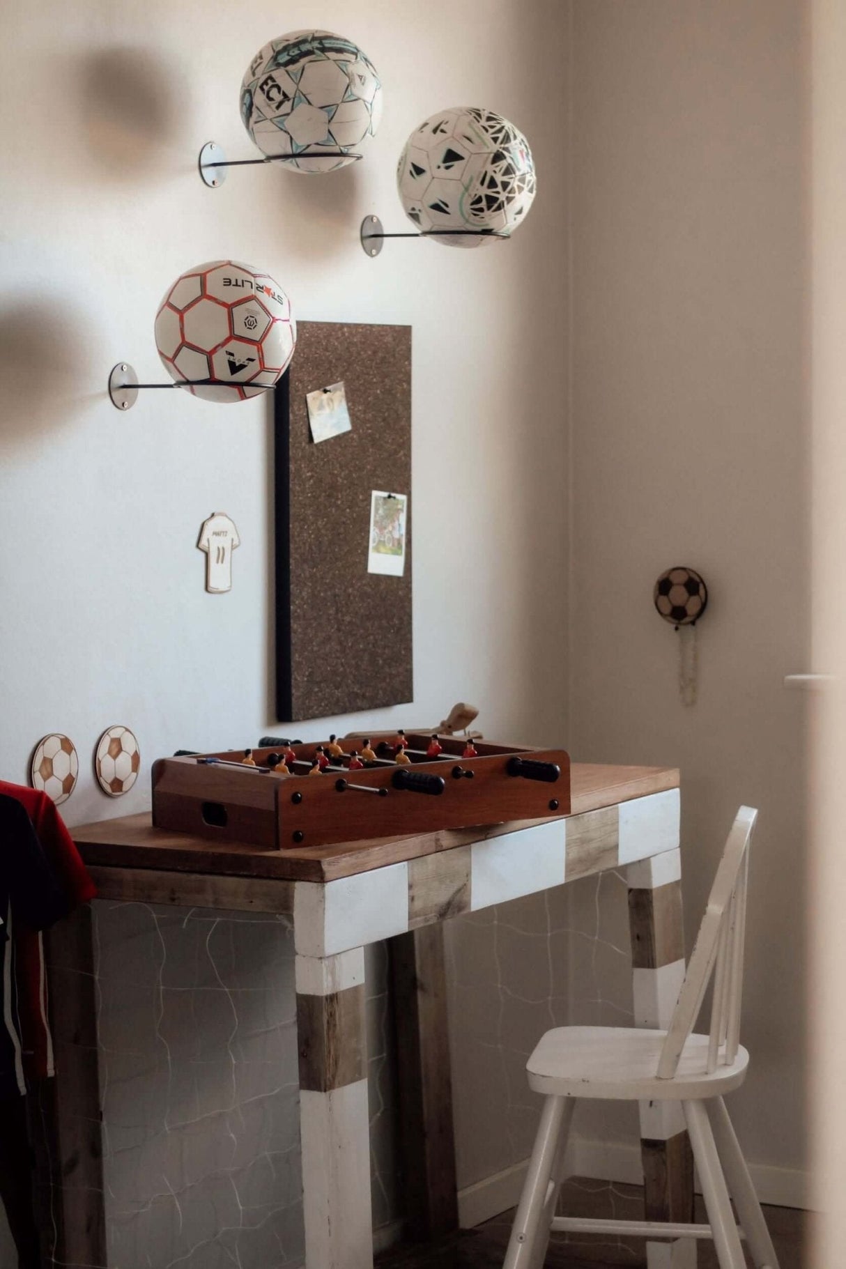 3 stk. Boldholder til væg - sort stål (Inkl. sorte skruer) - Lukaki.dk3 stk. Boldholder til væg - sort stål (Inkl. sorte skruer)