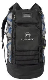 Boldsæk 18–20 bolde – Rygsæk med skulderstropper, ekstra rum & karabinhage - Lukaki.dkBoldsæk 18–20 bolde – Rygsæk med skulderstropper, ekstra rum & karabinhage