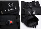 Boldsæk 18–20 bolde – Rygsæk med skulderstropper, ekstra rum & karabinhage - Lukaki.dkBoldsæk 18–20 bolde – Rygsæk med skulderstropper, ekstra rum & karabinhage