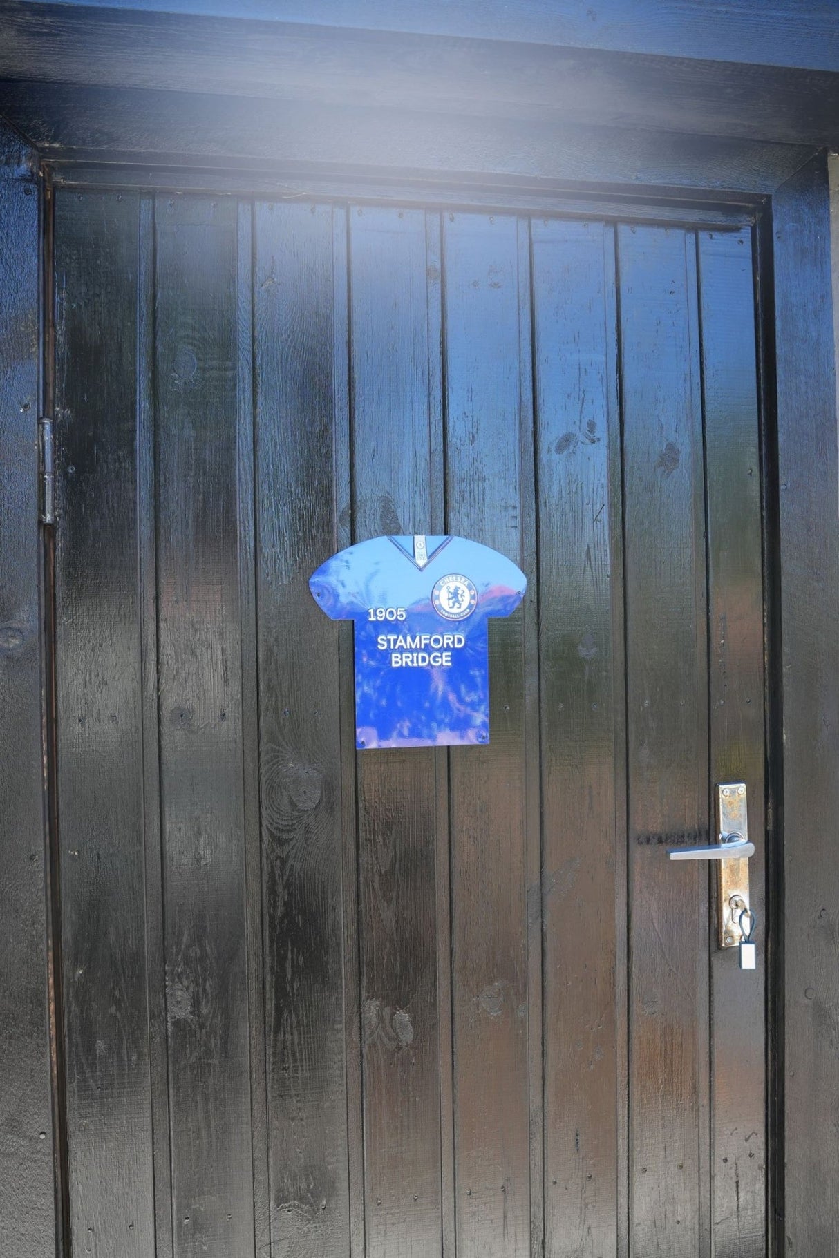Chelsea FC skilt i metal (24x25 cm) - Lukaki.dk