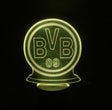 Dortmund 3D Fodbold lampe - Lyser i 7 farver - Lukaki.dkDortmund 3D Fodbold lampe - Lyser i 7 farver