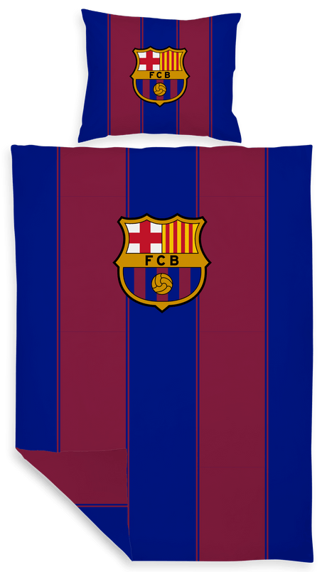 FC Barcelona sengetøj - 100% Bomuld - 140x200 cm. - Lukaki.dk