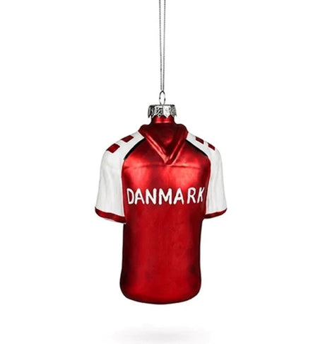 Fodbold T-shirt juleophæng – 12 cm - Lukaki.dk