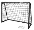 Fodboldmål 150x90 cm i sort stål - Lukaki.dk