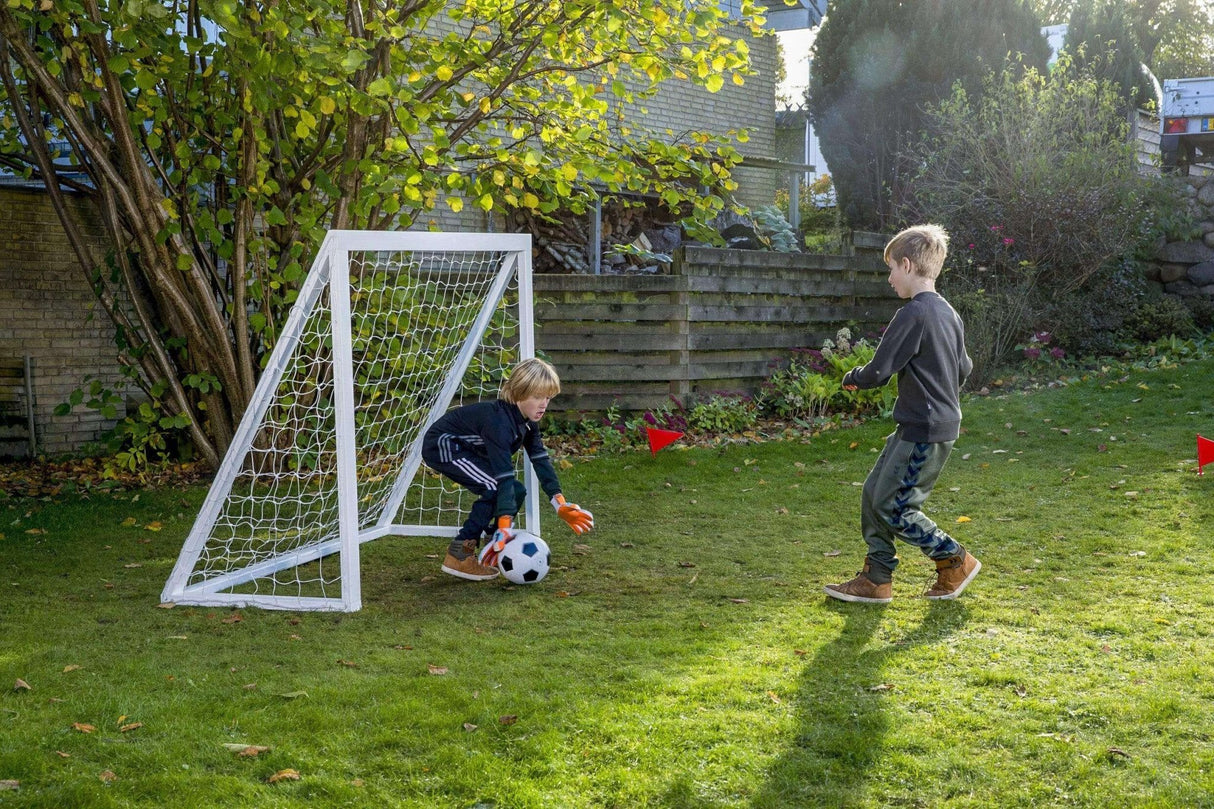 Homegoal Junior fodboldmål hvid - 175 x 140 cm - Lukaki.dkHomegoal Junior fodboldmål hvid - 175 x 140 cm