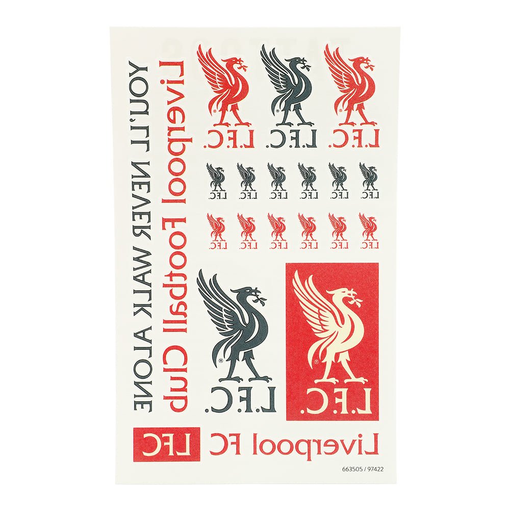 Liverpool FC tatoveringer – falske tattoos til ægte Liverpool fans (20 stk) - Lukaki.dk