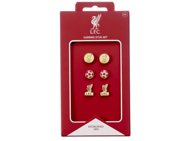 Liverpool FC Øreringe - 3 designs i 1 pakke - Lukaki.dkLiverpool FC Øreringe - 3 designs i 1 pakke