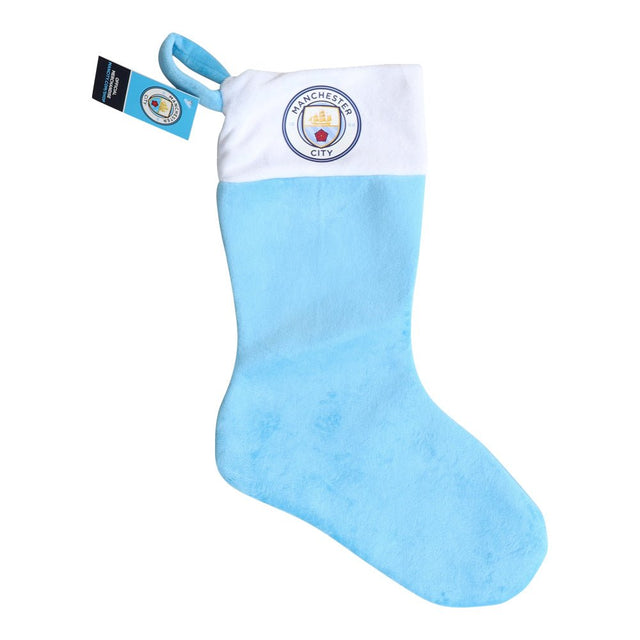 Manchester City Julesok – Officiel Manchester City FC Julestrømpe - Lukaki.dk