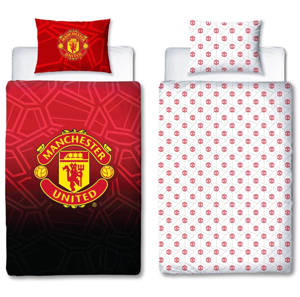 Manchester United sengetøj - 100% Bomuld - 140x200 cm - Lukaki.dk