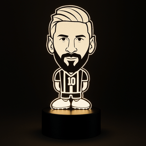 Messi 3D Fodbold lampe - Lyser i 7 farver - Lukaki.dkMessi 3D Fodbold lampe - Lyser i 7 farver