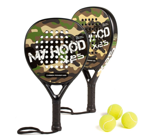 My Hood Padel Pack X25, Camo - (2 bat og 3 bolde) - Lukaki.dkMy Hood Padel Pack X25, Camo - (2 bat og 3 bolde)