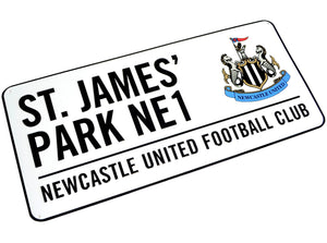 Newcastle United skilt i metal (40x18 cm) - Lukaki.dkNewcastle United skilt i metal (40x18 cm)