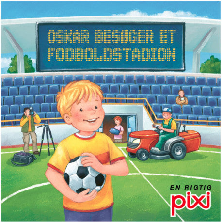Oskar besøger et fodboldstadion - Pixi bog