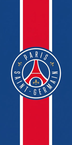 PSG (Paris Saint Germain) håndklæde - 100% bomuld - 70x140 cm - Lukaki.dk