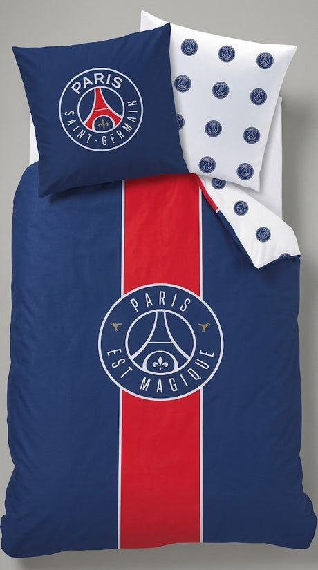 PSG (Paris Saint Germain) sengetøj - 100% Bomuld - 140x200 cm - Lukaki.dk