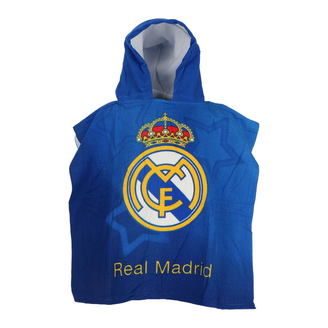 Real Madrid Badehåndklæde / Poncho med hætte - 55x115 cm. - Lukaki.dkReal Madrid Badehåndklæde / Poncho med hætte - 55x115 cm.