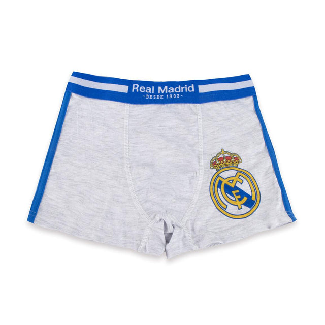 Real Madrid Boxershorts til Børn, grå/hvid – 2 stk. - Lukaki.dkReal Madrid Boxershorts til Børn, grå/hvid – 2 stk.