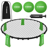 Roundnet 90 cm – Komplettset mit 3 Bällen, Pumpe und Transporttasche