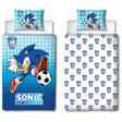 Sonic Fodbold Sengetøj - 140x200 cm. - Lukaki.dkSonic Fodbold Sengetøj - 140x200 cm.