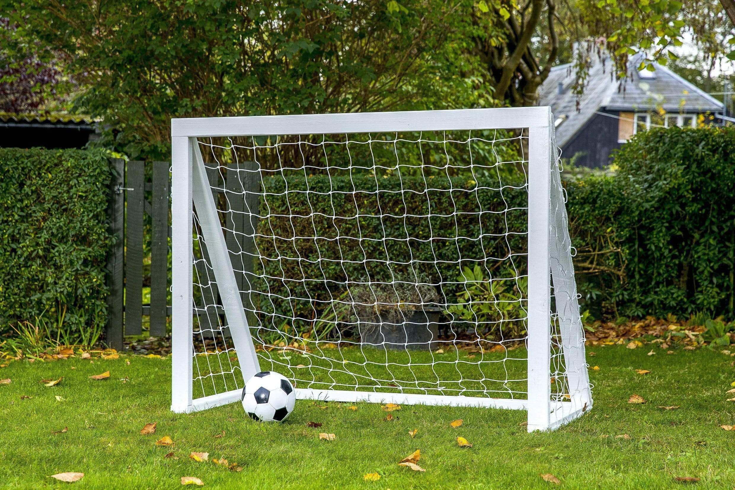 Homegoal Mini fodboldmål hvid - 150 x 120 cm