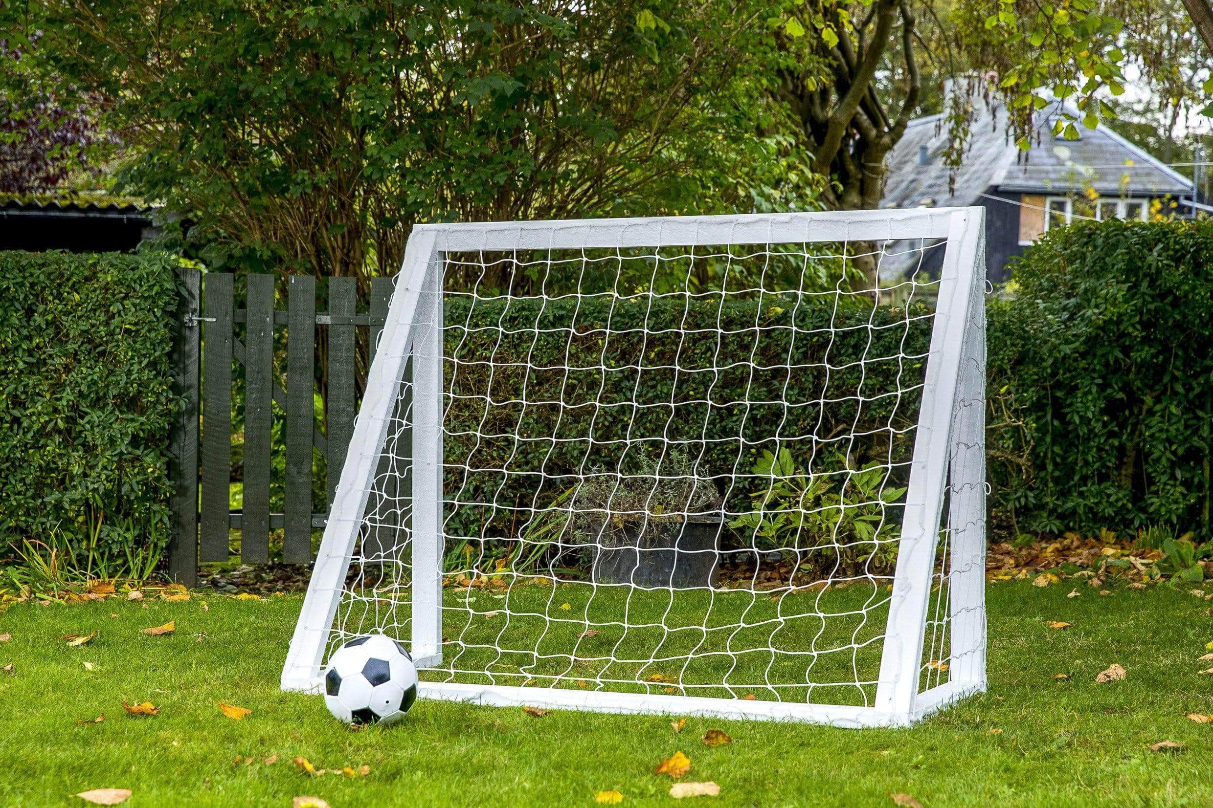 Homegoal Mini fodboldmål hvid - 150 x 120 cm