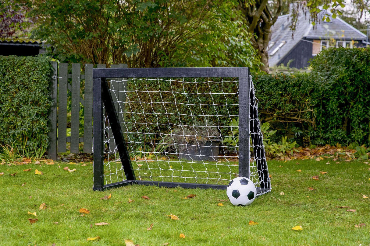 Homegoal Micro fodboldmål sort - 125 x 100 cm
